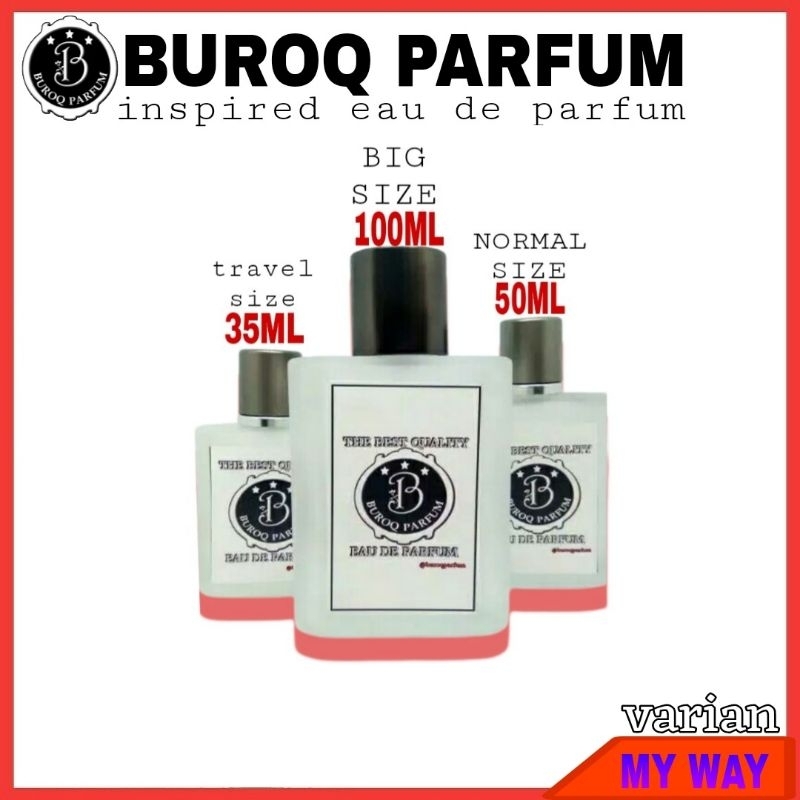 Buroq Parfum Wanita Tahan Lama Parfume Aroma Fresh Lembut Farfum Inspired MY WAY Farfume Cewek Perfu