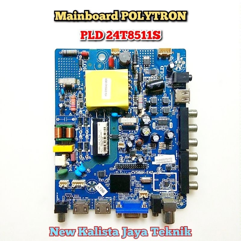 MAINBOARD TV POLYTRON PLD 24T8511S ORIGINAL CV56BH-E42 MB 24T8511 MOTHERBOARD TV PLD24T8511S MB POLY