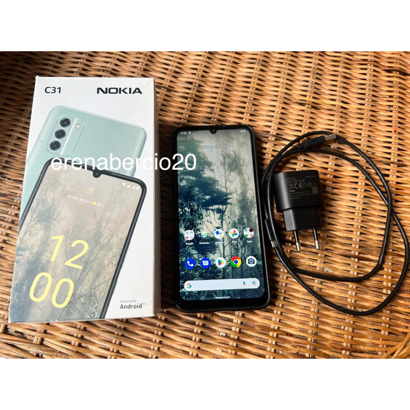 Nokia C31 second pemakaian pribadi jual murah