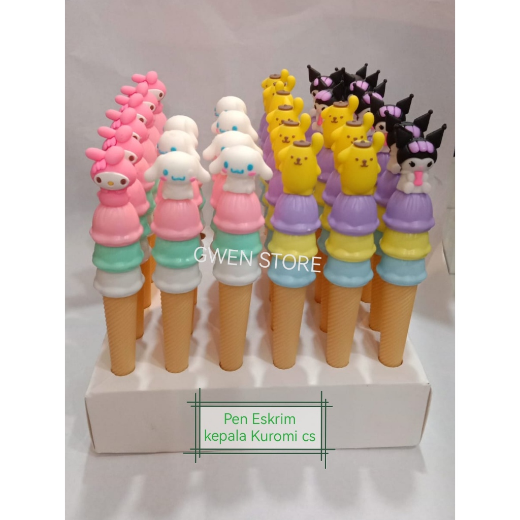 

Pulpen pen Kuromi pompom chinnamoroll melody