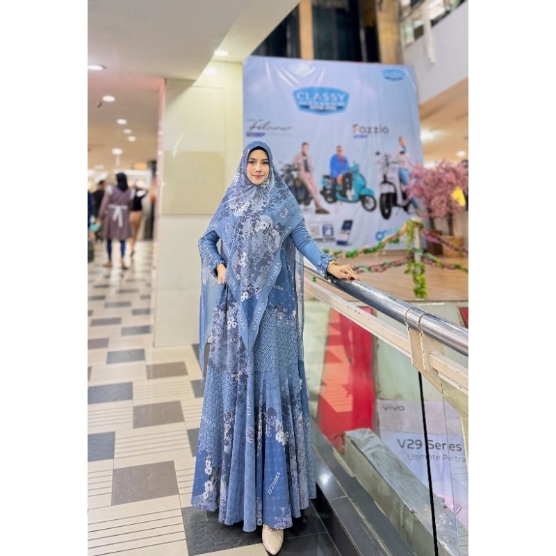 Safwa syari by dzhira hijab (premium printing)