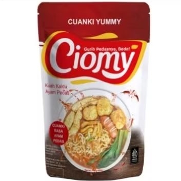 

Ciomy Rasa ayam pedas kemasan