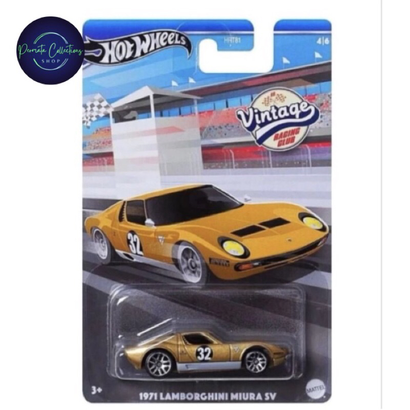 Hot Wheels 1971 Lamborghini Miura SV Vintage Edition 2024 [GOLD]