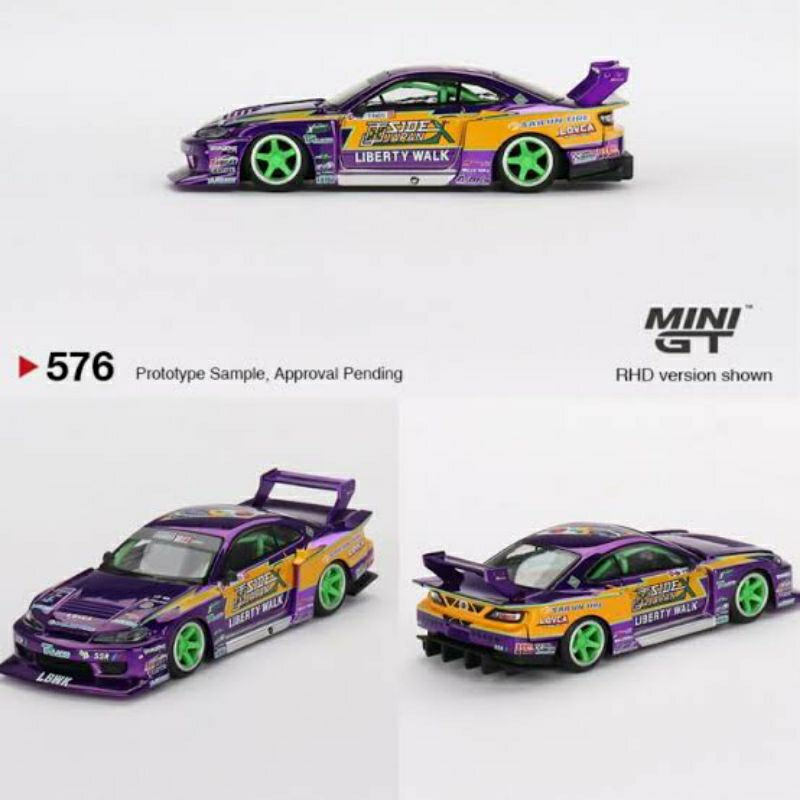 Mini GT LBWK PURPLE S15