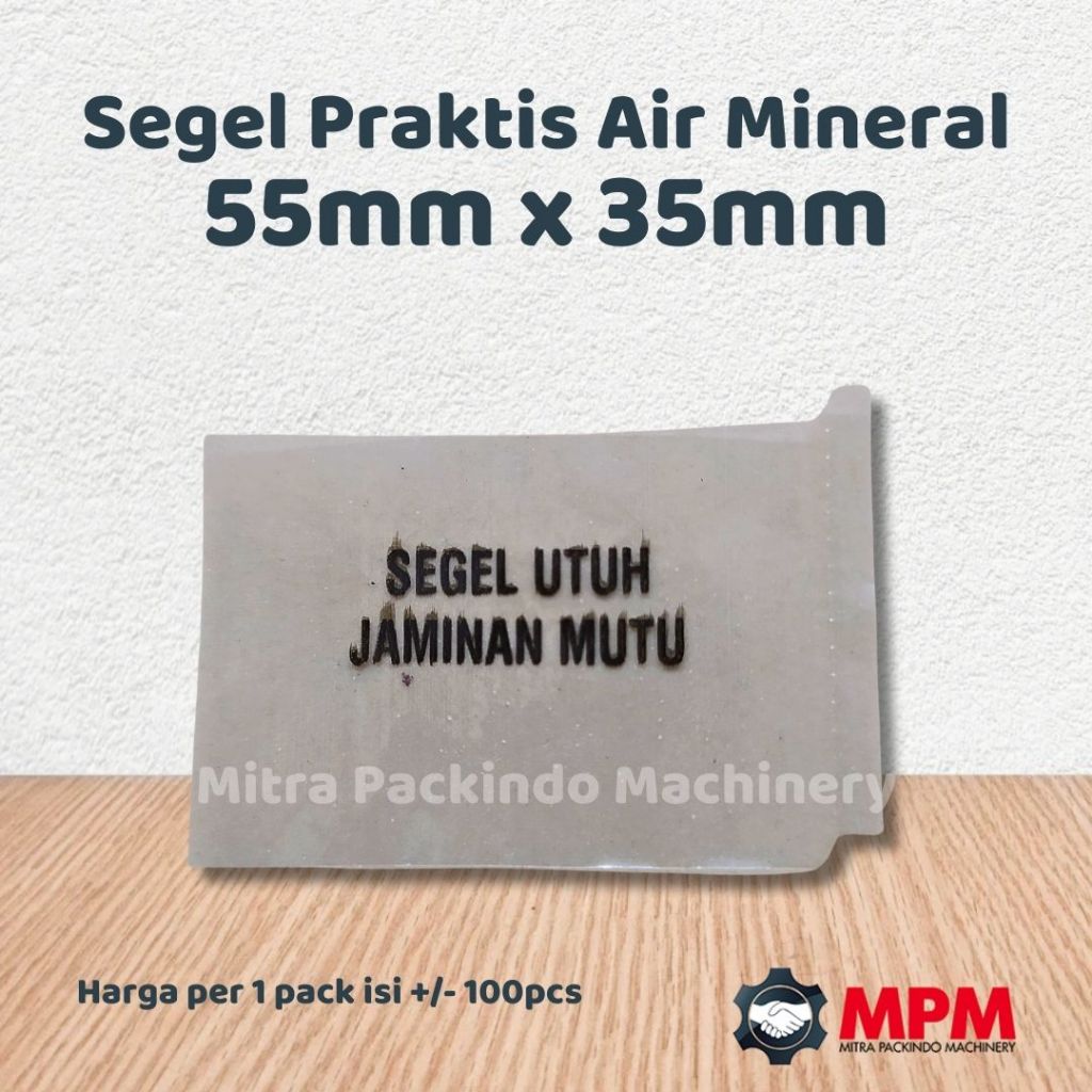 Plastik Segel Tutup Botol Aqua Bening Transparan