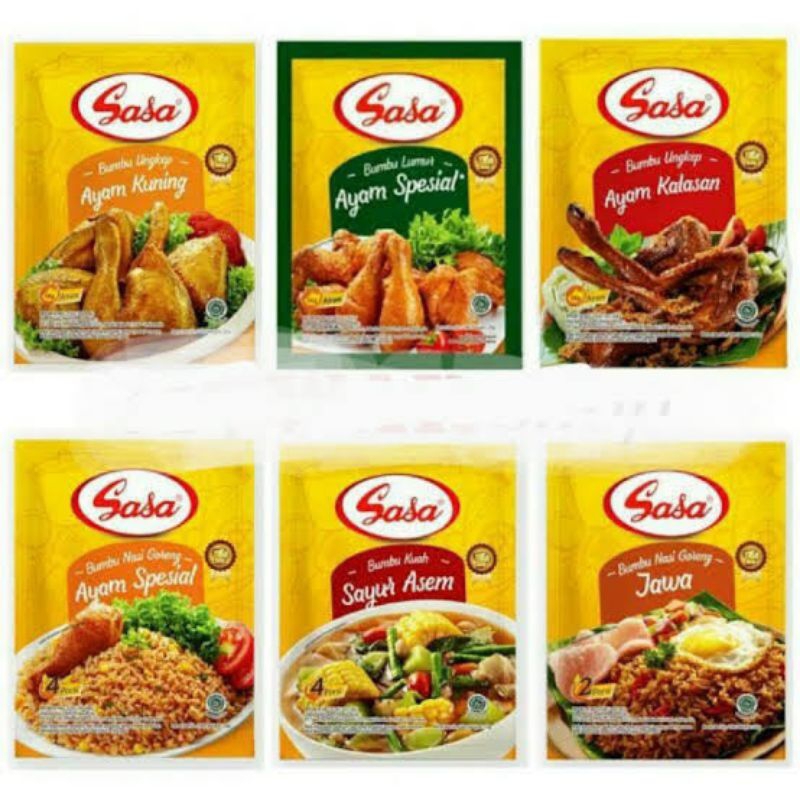 

Sasa bumbu Ungkep 26gr | Sasa bumbu ungkep ayam Kalasan| bumbu lumer ayam spesial