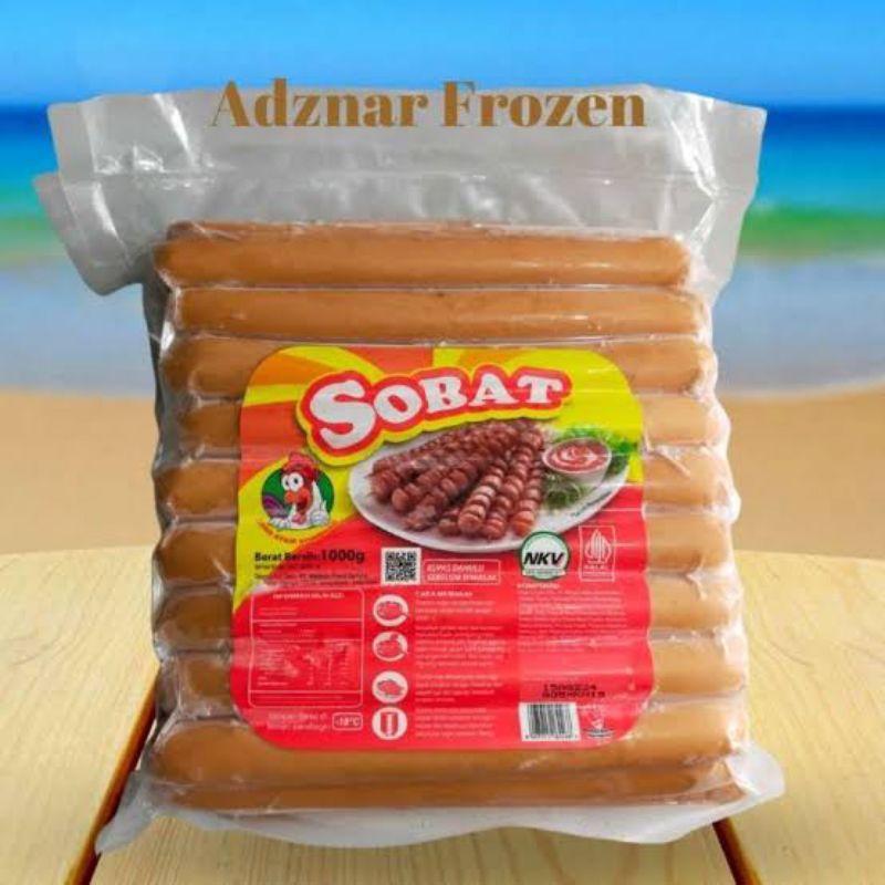 

Sosis Ayam Sobat 1 kg isi 30 (Frozen Food)