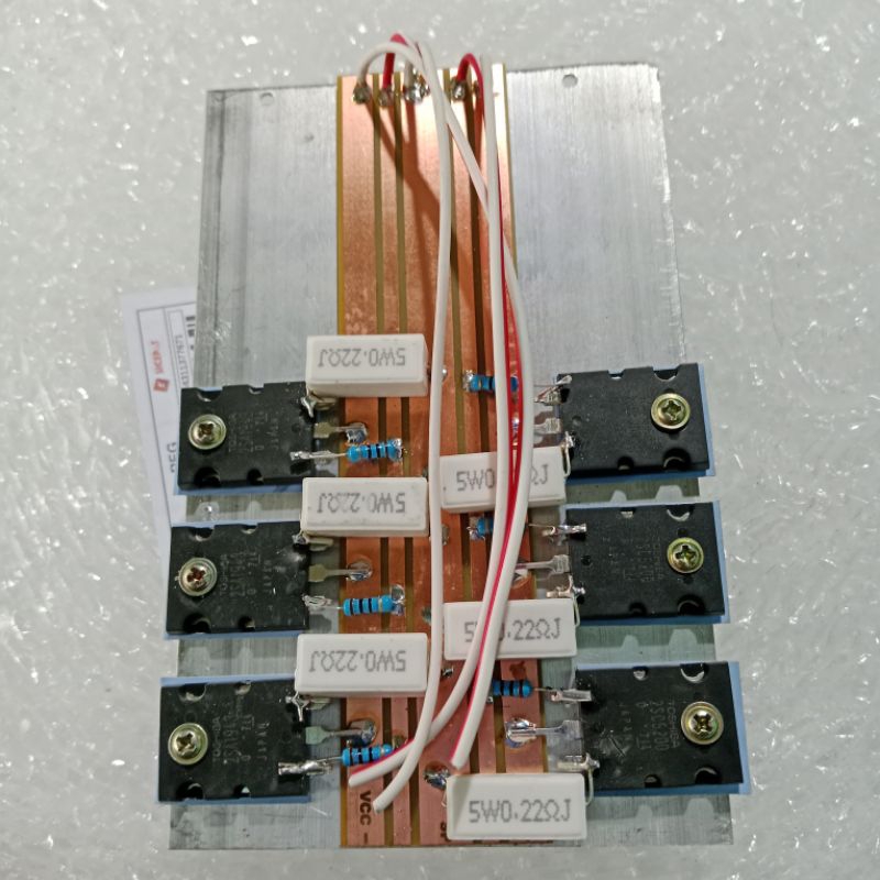 pendingin plus final 3 set transistor toshiba 1943 5200 ori japan