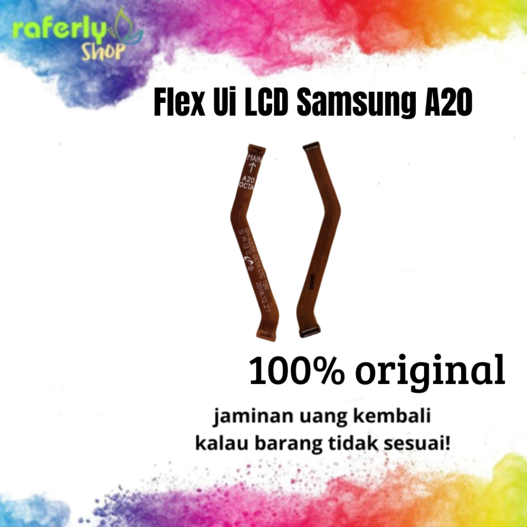 Flex UI LCD Samsung A20 ori copotan