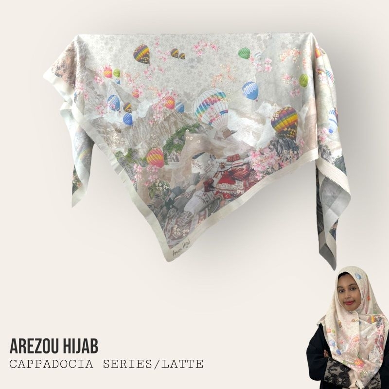 Arezou Hijab Cappadocia Series Voal Segi Empat