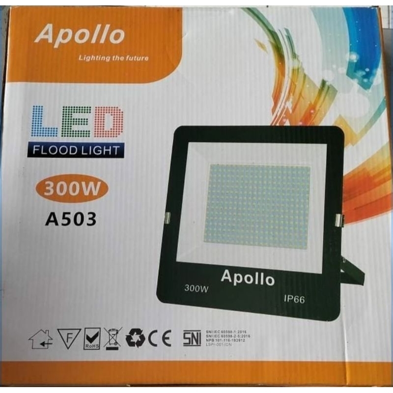 LAMPU LED SMD SOROT Apollo 300 WATT INDOOR OUTDOOR 300W Floodlight 300Watt 300 Watt PUTIH Apollo