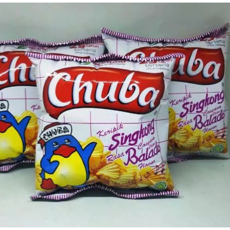 

CHUBA KRIPIK SINGKONG 12GRAM ISI 20PCS