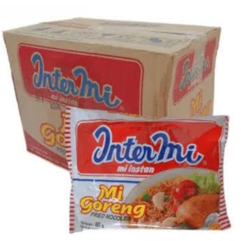 

Intermie Mie Goreng 1 dus isi 40 pcs Mi instan goreng