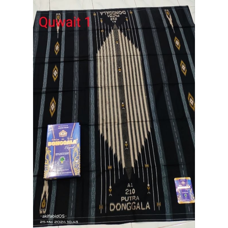 -akifabidOS- sarung PUTRA DONGGALA motif Quwait songket timbul sarung DONGGALA murah ORY bukan rijec