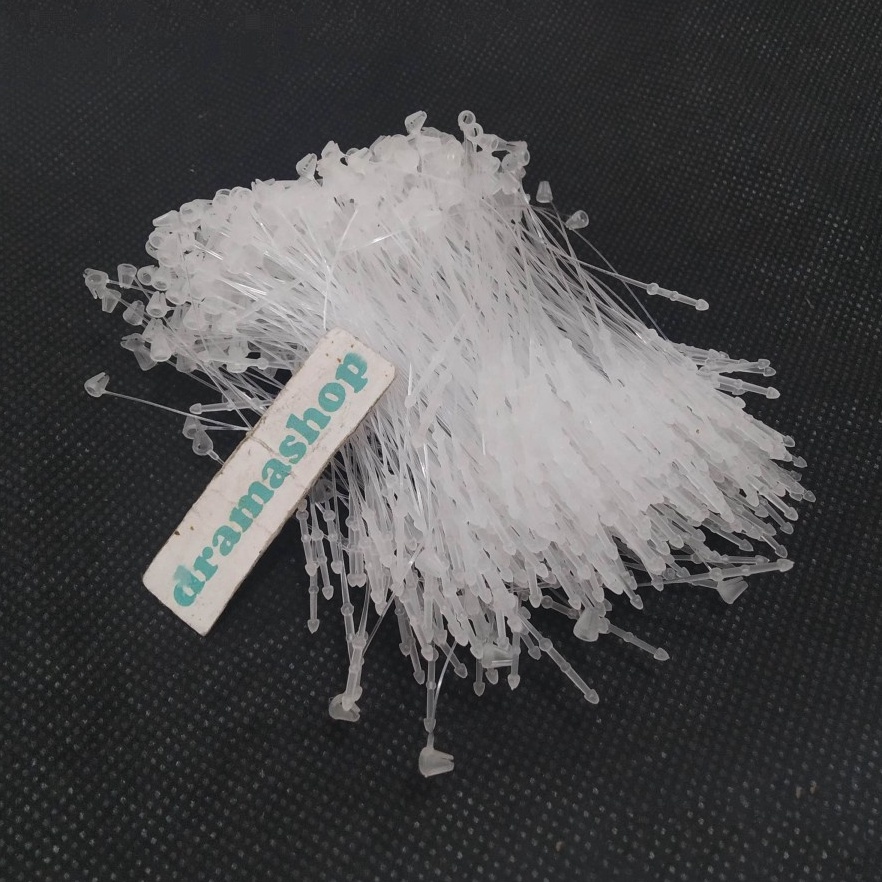 

TREND AWAL TAHUN loop pin lock pins tali plastik hang tag merk label baju pendek 3inch DRAMASHOP
