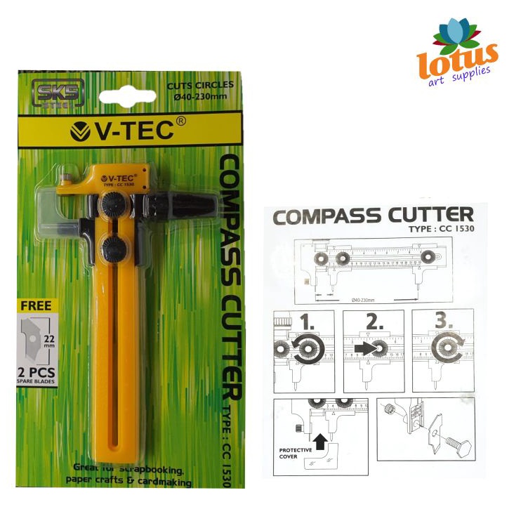 

VTEC Compass Cutter CC 153 Pemotong Lingkaran