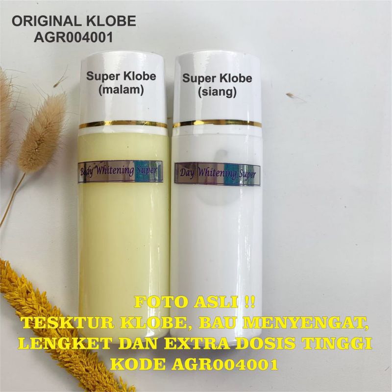 HB ANGGUR SUPER WHITENING EXTRA DOSTING KLOBE AGR 004001 ASLI BAU MENYENGAT SIANG MALAM ORIGINAL