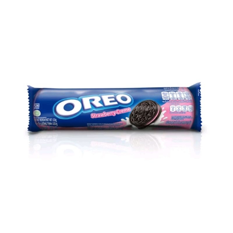 

Oreo Strawberry Creme 119.6g Stroberi Cookies