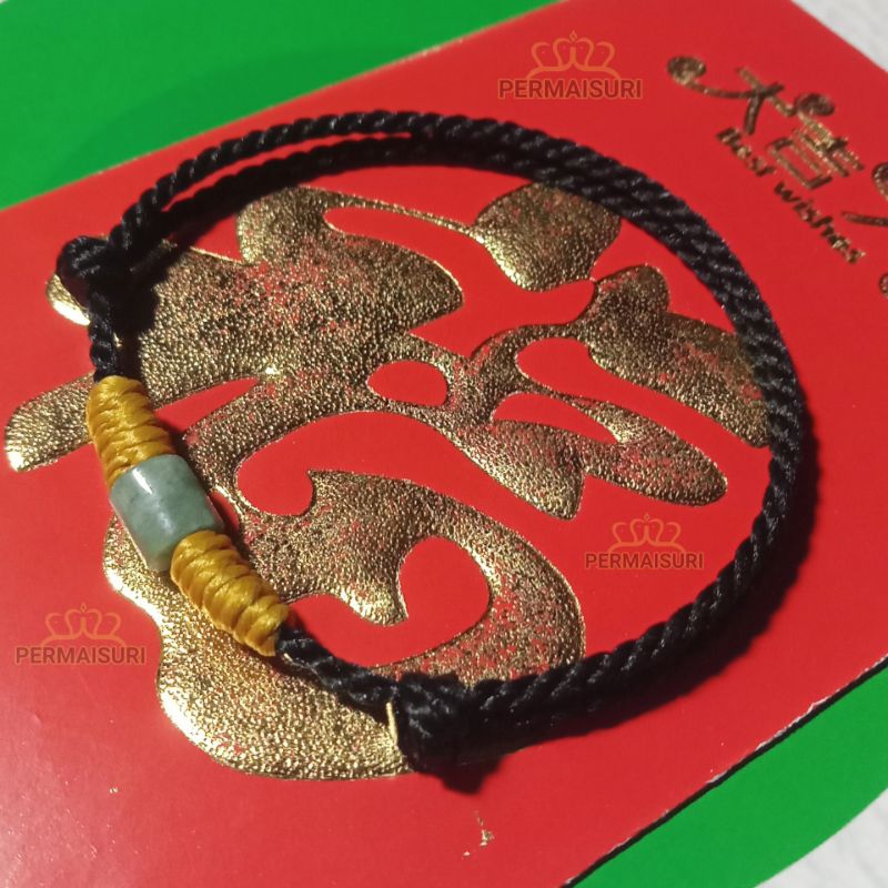 Gelang Batu Giok Burma Giok Asli