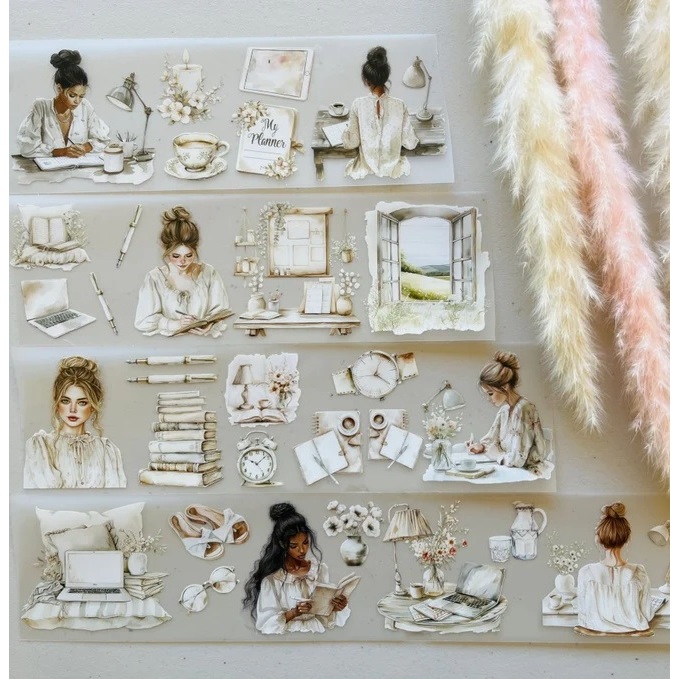 

[New] Sindhuras Craft Planner Girl PET Tape Sticker