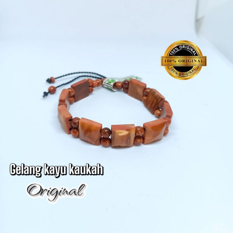 Gelang kaukah asli motif piramid lurus (ORIGINAL KAUKAH)