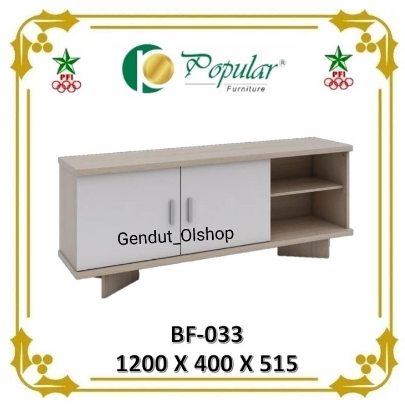 (Khusus Wilayah Palembang) Rak TV, Meja TV, Buffet TV/Buffet Serbaguna (Rak TV BF-033) Palembang