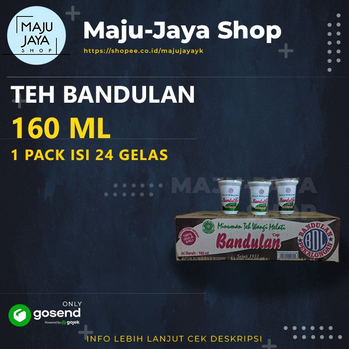 

Teh Bandulan 160ml - 1 Karton isi 24 gelas