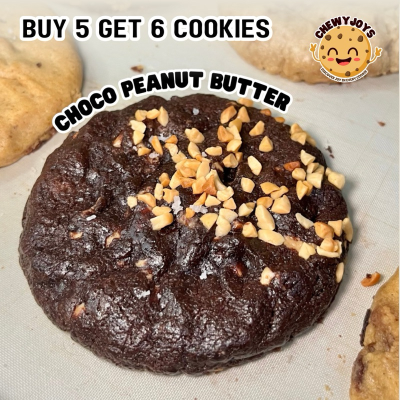 

Choco Peanut Butter Cookies | Soft Cookies Chewy | Soft Baked Cookies (BUY 5 GET 6) min. 5 pcs