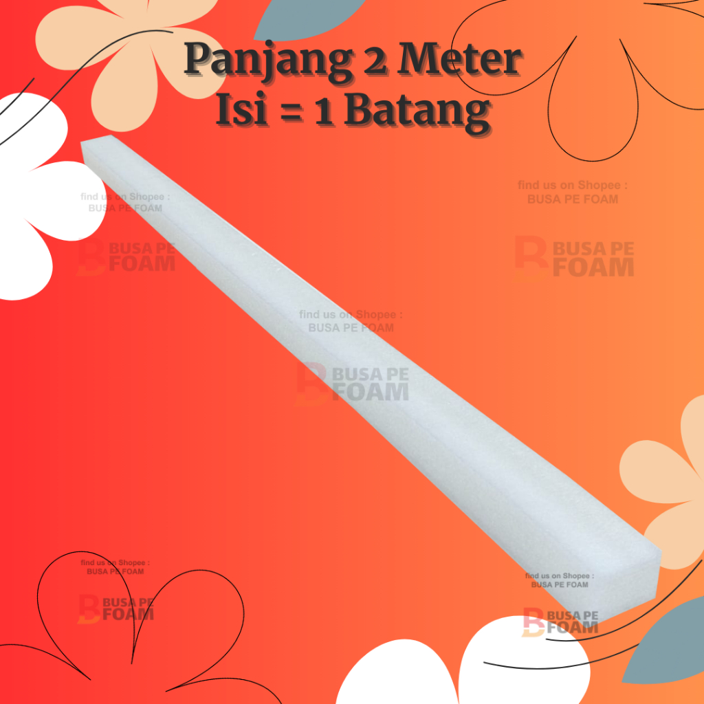 Busa Dekorasi 2 Meter / Busa Bunga / Busa Elastis / Foam Bunga / Foam Elastis