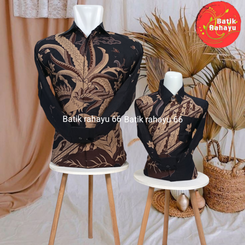 Couple kemeja batik ayah anak/ couple kemeja batik/couple batik ayah dan anak /couple kemeja batik l