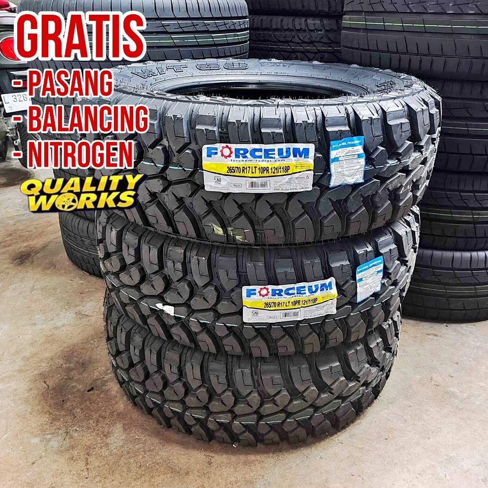 Promo harga Ban Mobil Ring 17 Ukuran 265/70 R17 - 265 70 R17 Forceum MT Ban Mobil Tambang