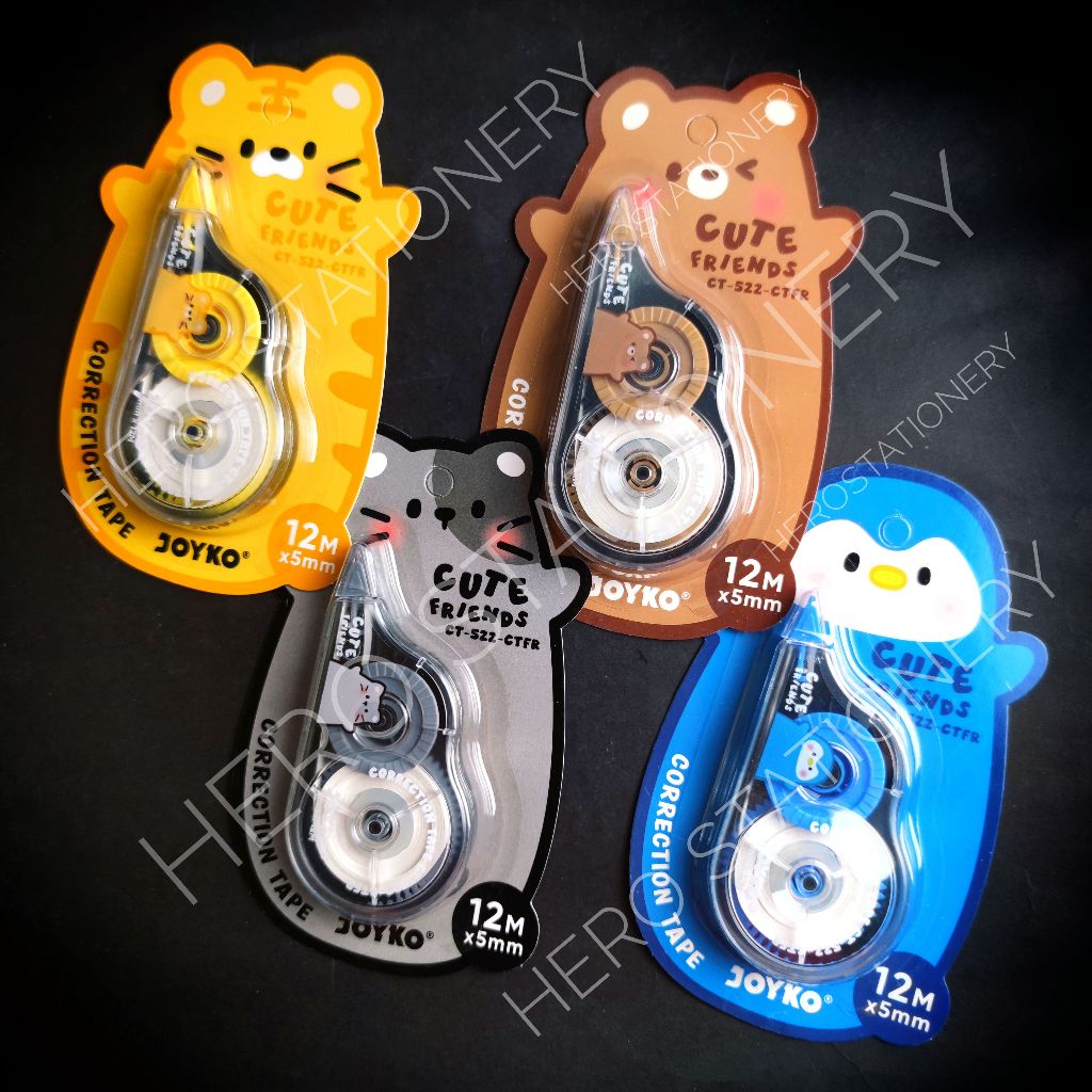 

Correction tape joyko cute friends 12 m CT-522-CTFR