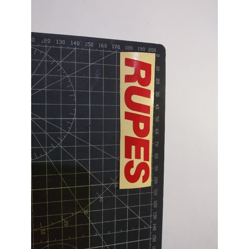 

cutting stiker rupes