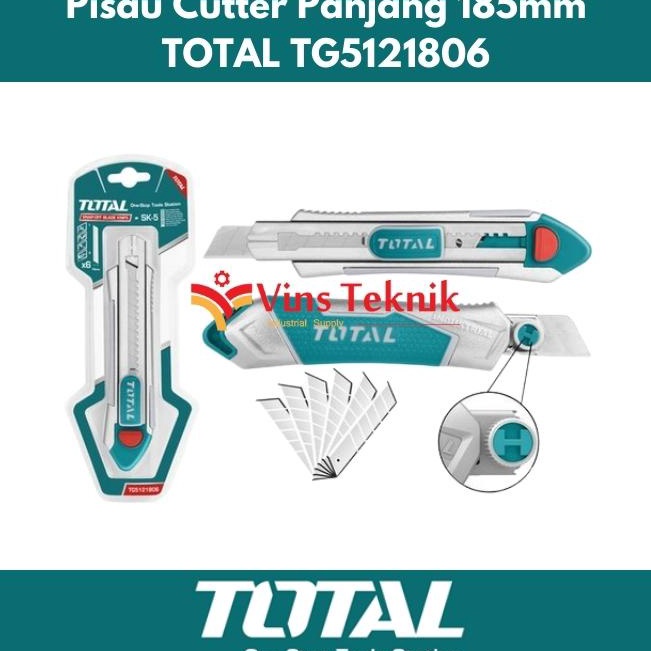 

Snapoff Blade Pisau Cutter cater TOTAL TG512186