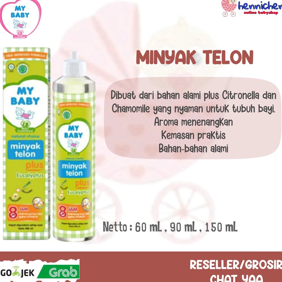 

MY BABY MINYAK TELON PLUS 8 JAM 145ML