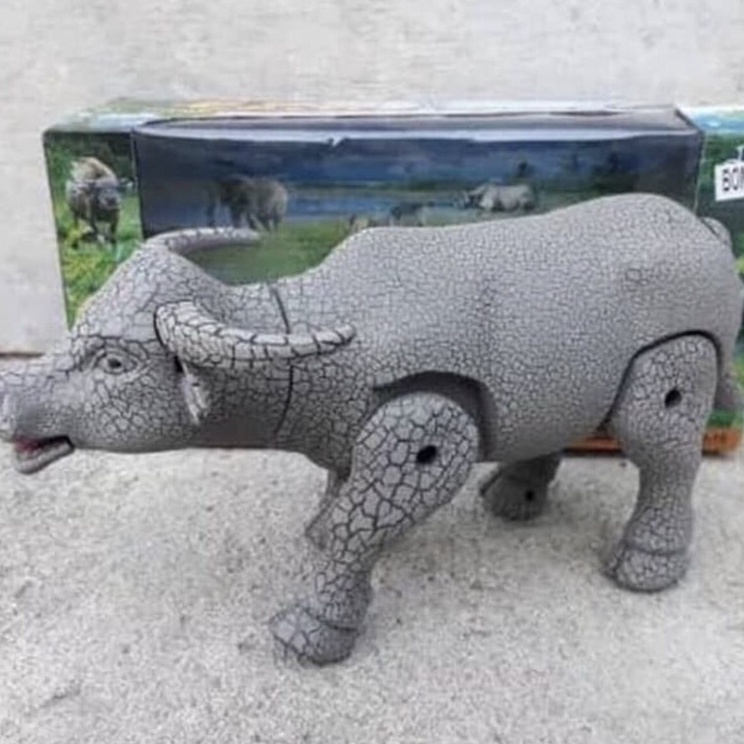 Mainan Kerbau jalan dan suara