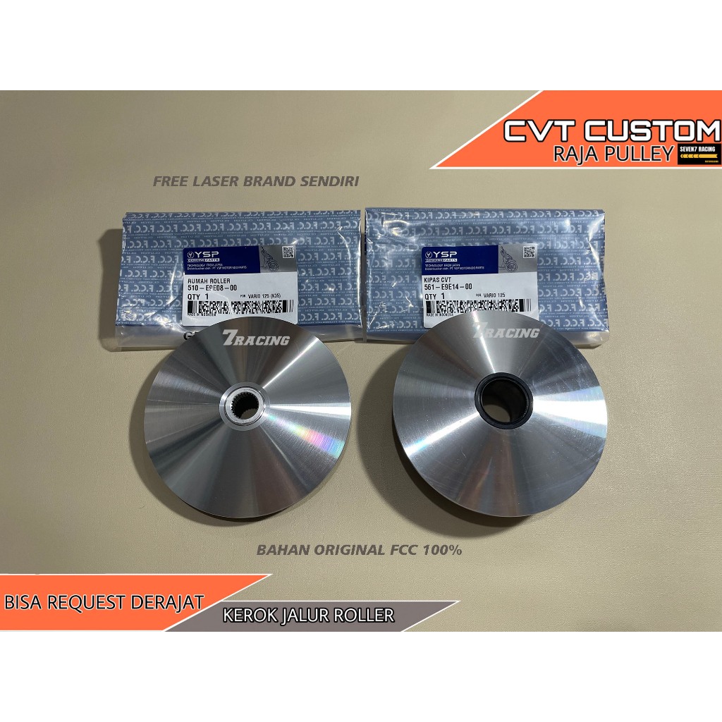 Pulley Puly Rumah Roller kirian custom SEMUA MATIC HONDA PCX 150 K97 LOKAL ADV 150 BIG PULLEY VARIO 