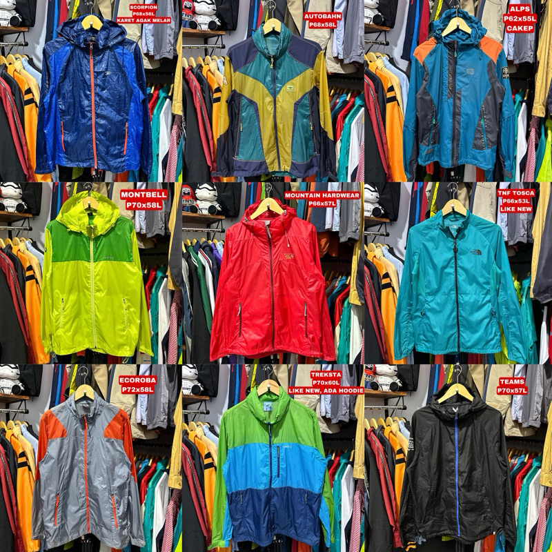 Jaket Olahraga Tipis Running Outdoor Second