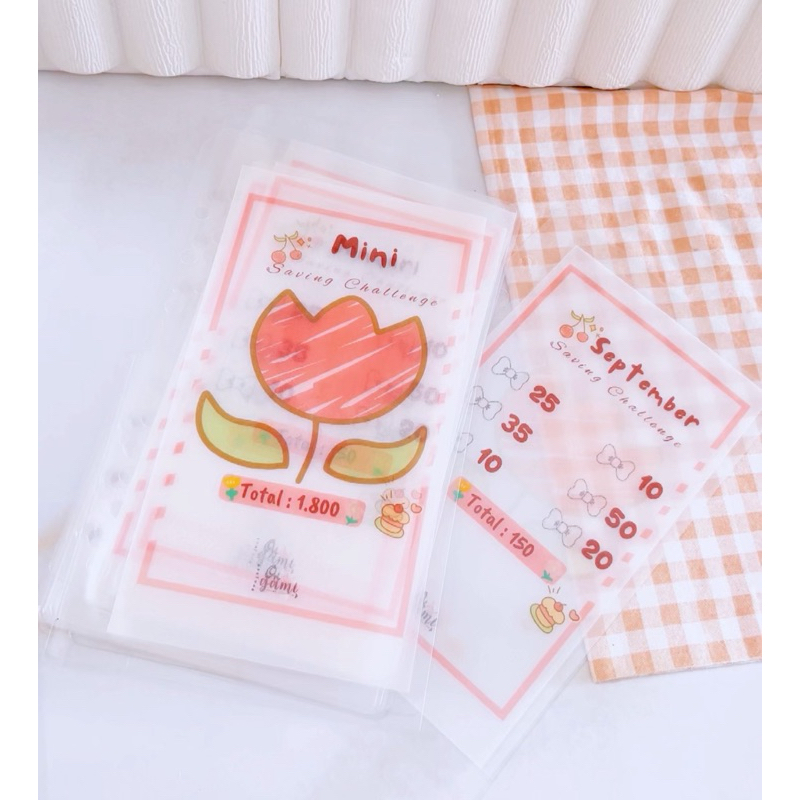 

Saving Challenge mini saving 1,8 juta Cash Envelope a6 tantangan menabung kalender
