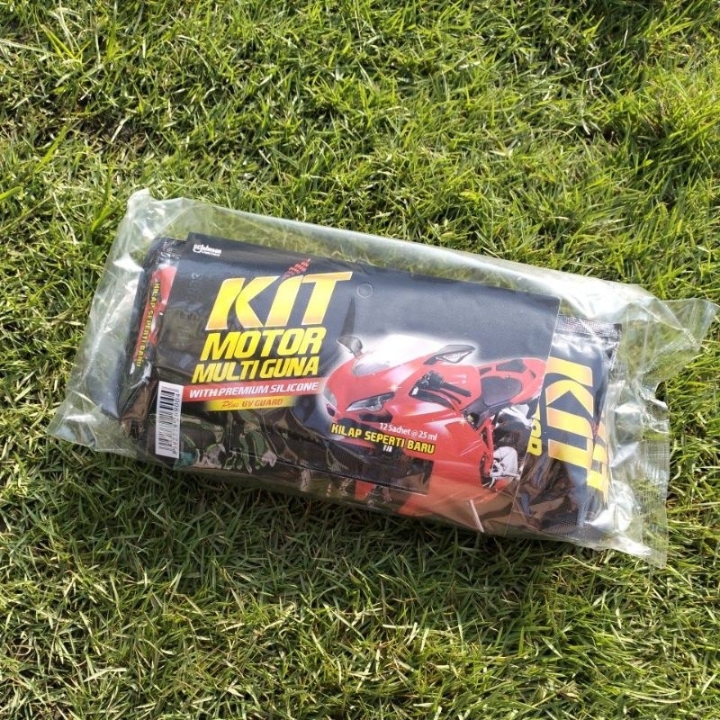 (12sachet)Kit Multiguna Sachet 25 ml/Kit Poles Multiguna/Kit Pengkilap Motor Mobil