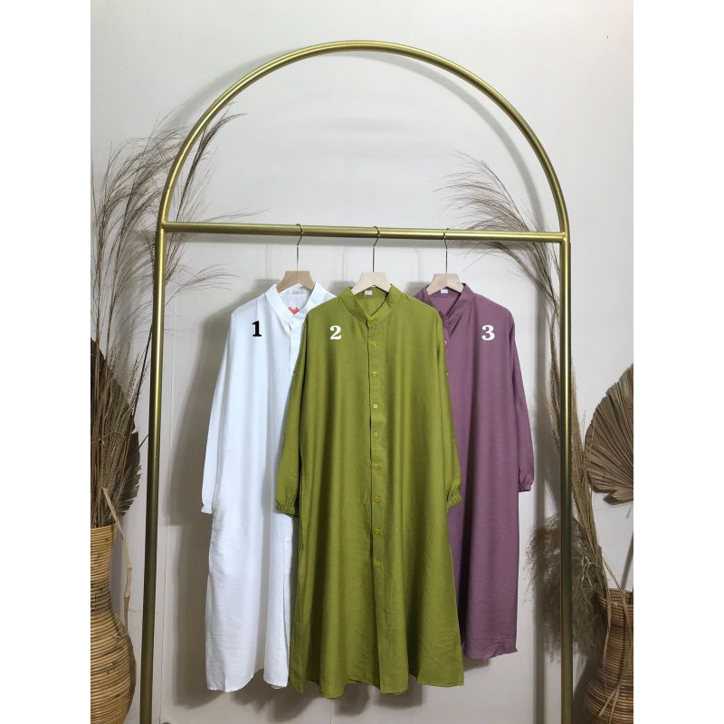 tunik dewasa bahan katun polo linen ld 120 pb 95 /tunik premium