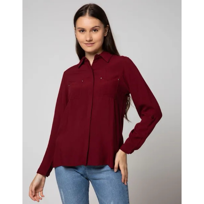 DETAILS details long sleeve kemeja rivet