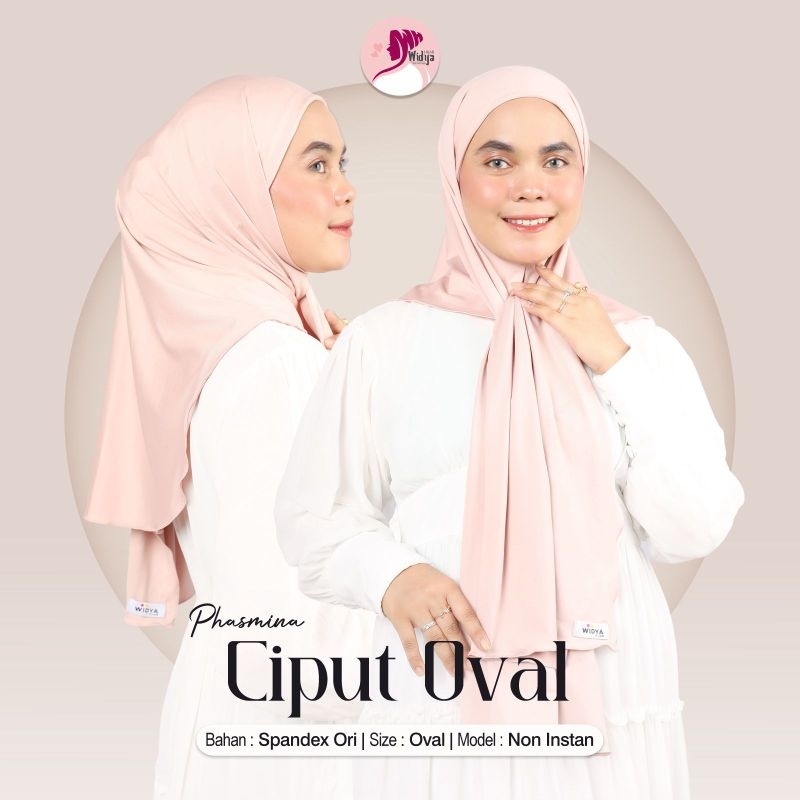 [Grosir/5Pcs]Jilbab Pashmina Jersey Zoya Pashmina Ciput Oval Widya
