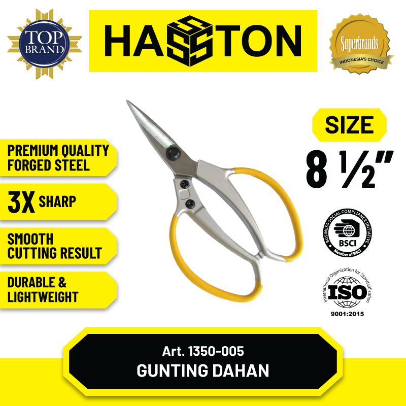 

Hasston Gunting Dahan 8 1/2" / Gunting Bunga (1350-005)