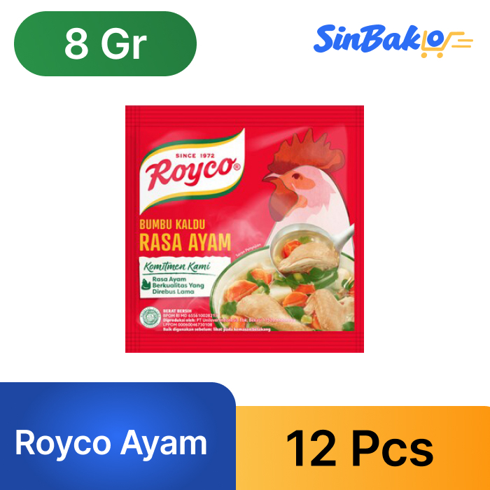 

Royco 8gr Ayam (12 Pcs)