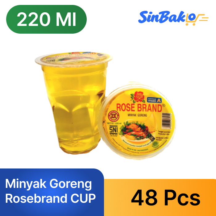 

Minyak Goreng Rosebrand CUP 220ml (48 Pcs)