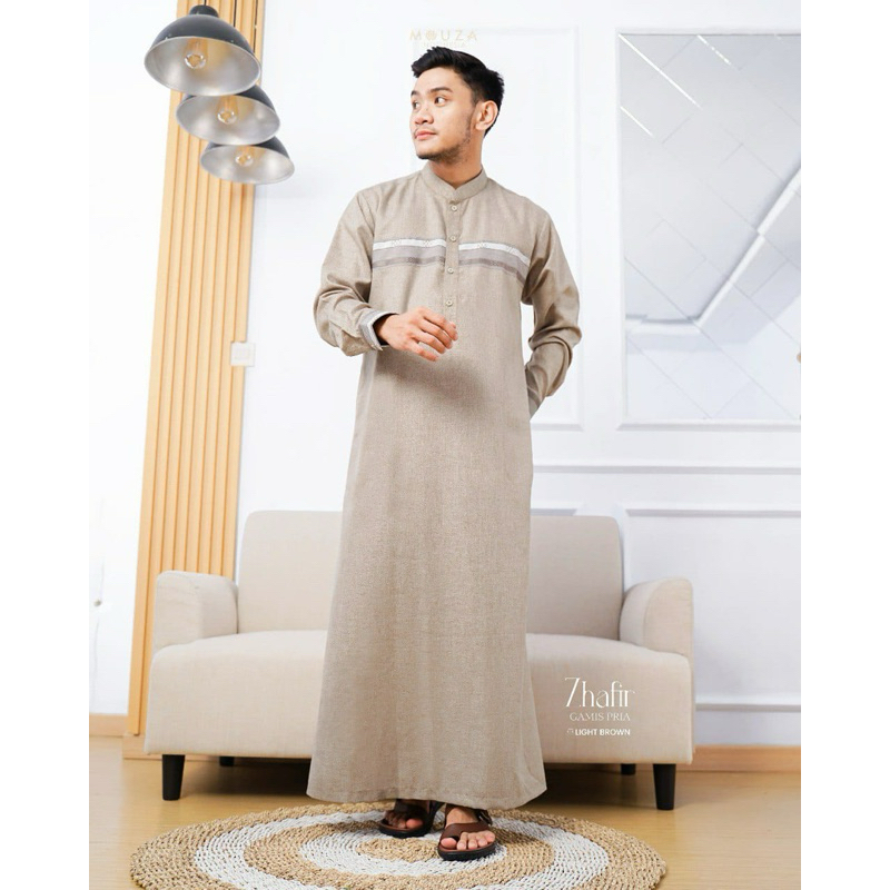 Gamis Pria Zhafir By Mouza Indonesia Original.