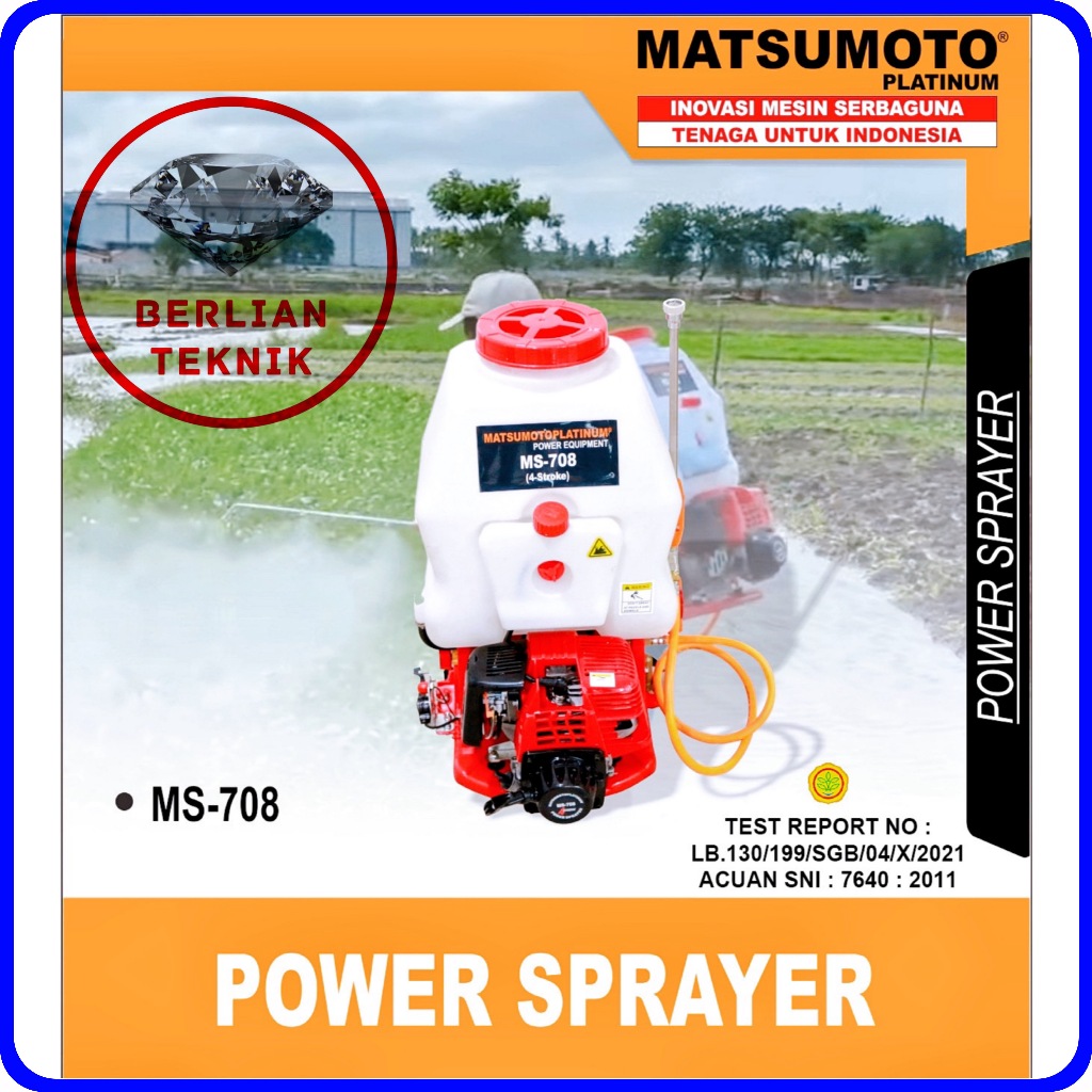 Power Sprayer Mist Knapsack Matsumoto MS 708
