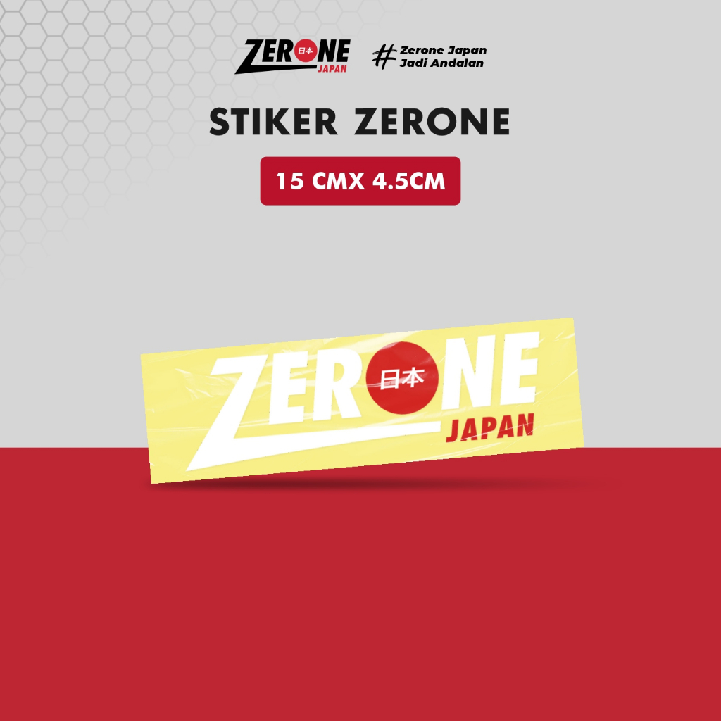 Zerone Japan Stiker Motor & Mobil [ Zerone Japan ]  Original