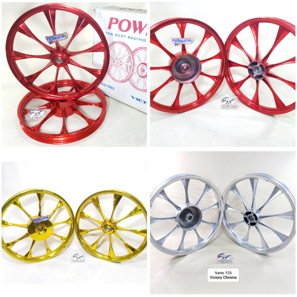 Paket Set Velg Pelek Racing Power Victory Matic Ring 17 + Ban Luar Dalam Beat Vario 110 125 150